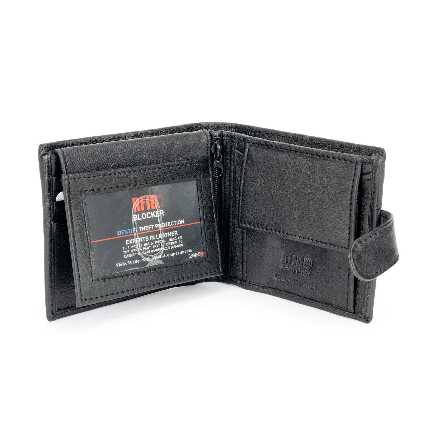 RFID Slim Leather Wallet