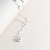 Drop Ball Fob Necklace