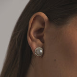 Framed Pearl Earrings