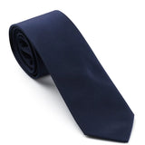 Navy Micro Solid Tie