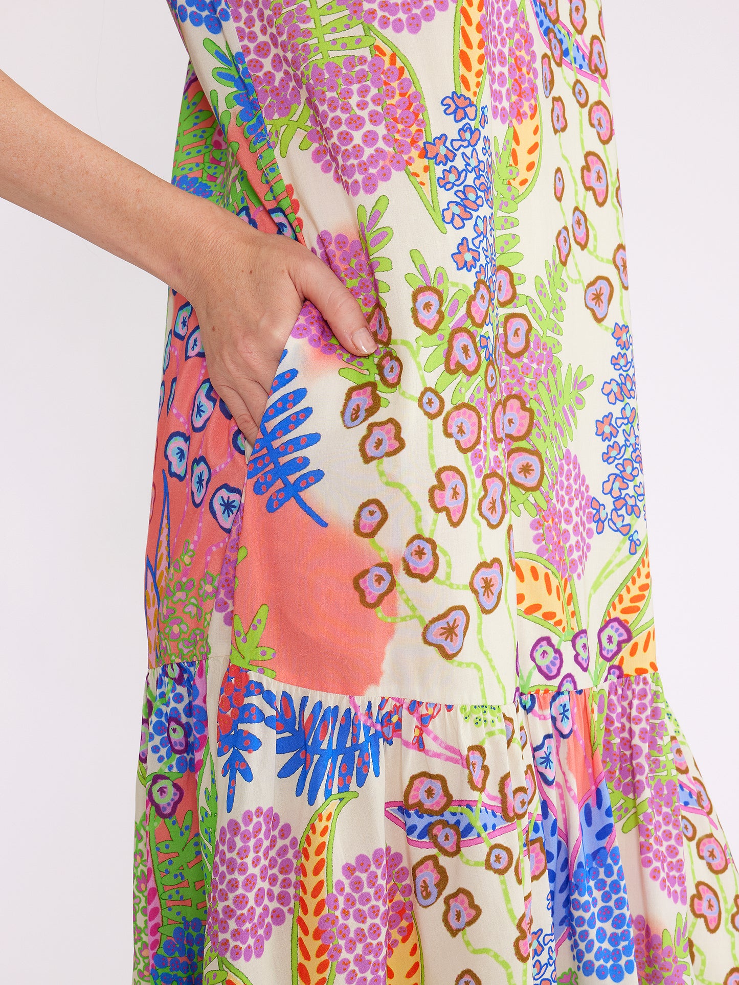 Herbaceous Print Dress