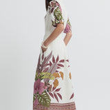 Botanical Print Dress