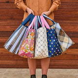 Shopper Tote – Navy Horseshoe