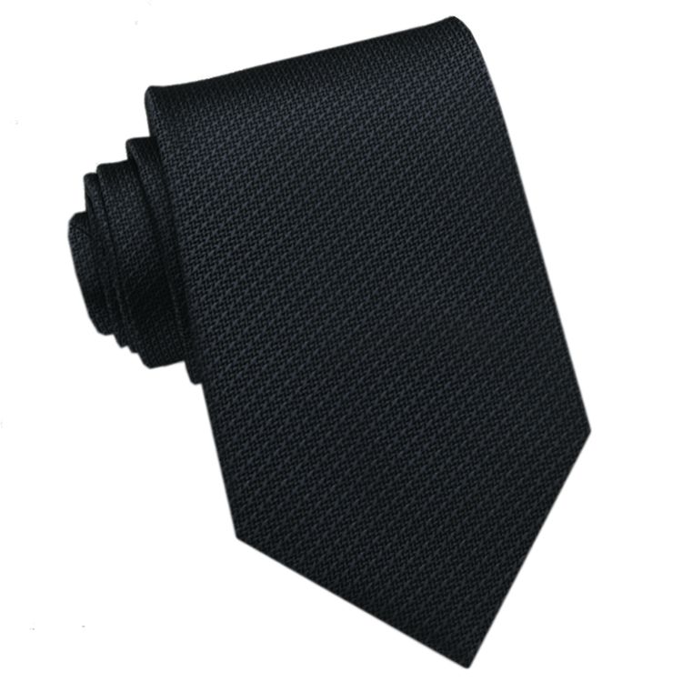 Black Woven Tie