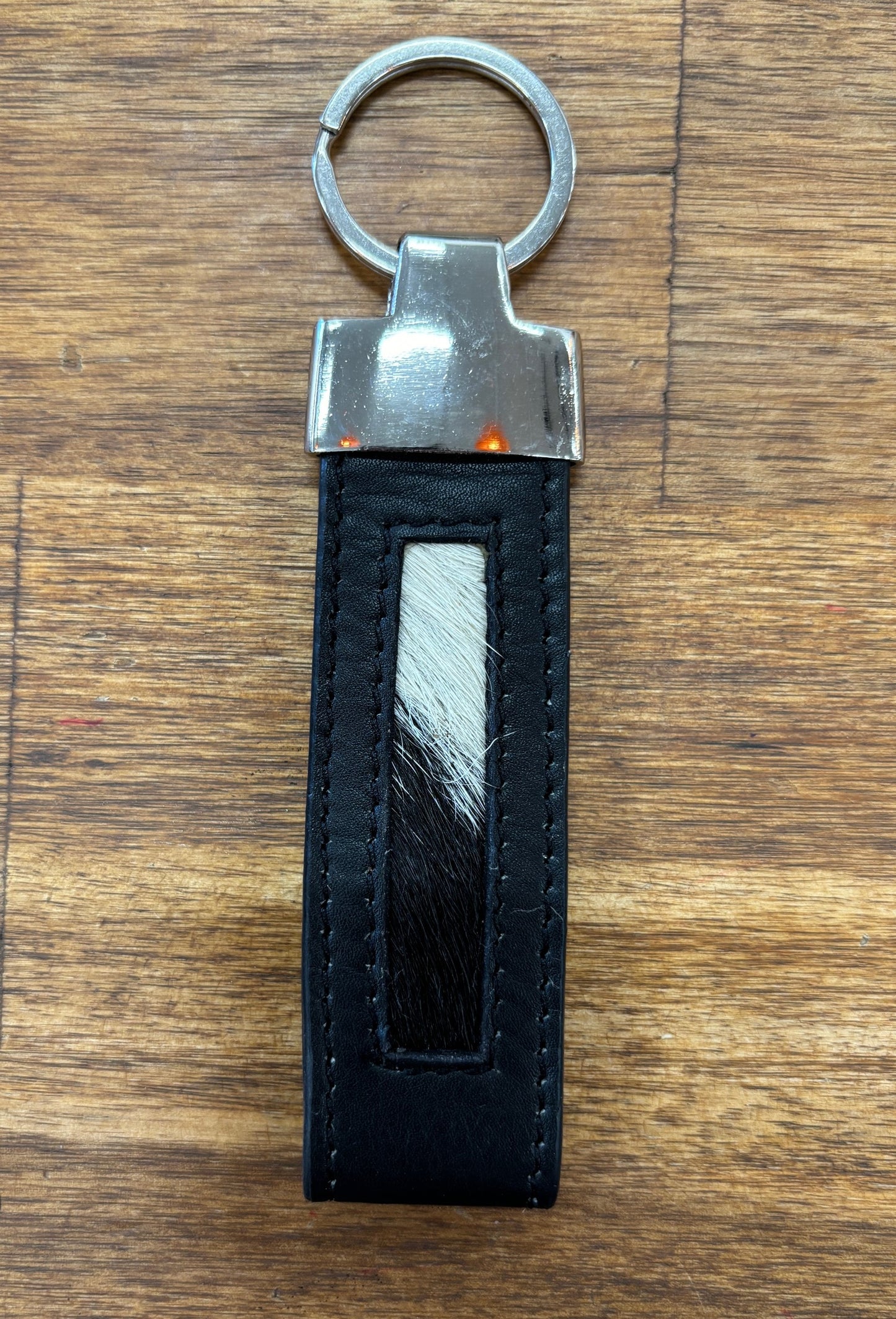 Cowhide Keyring