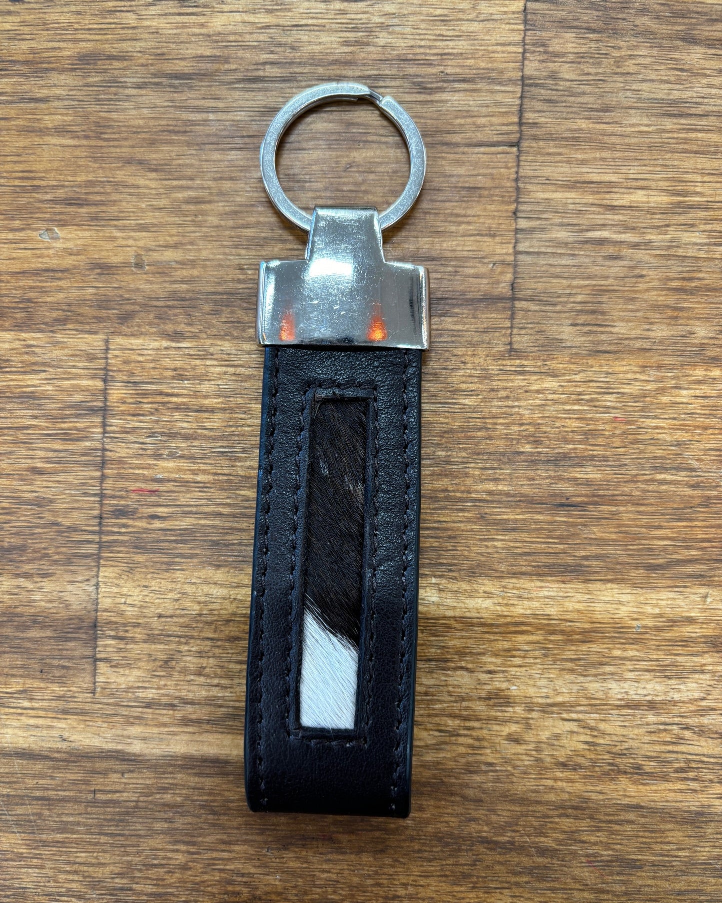 Cowhide Keyring