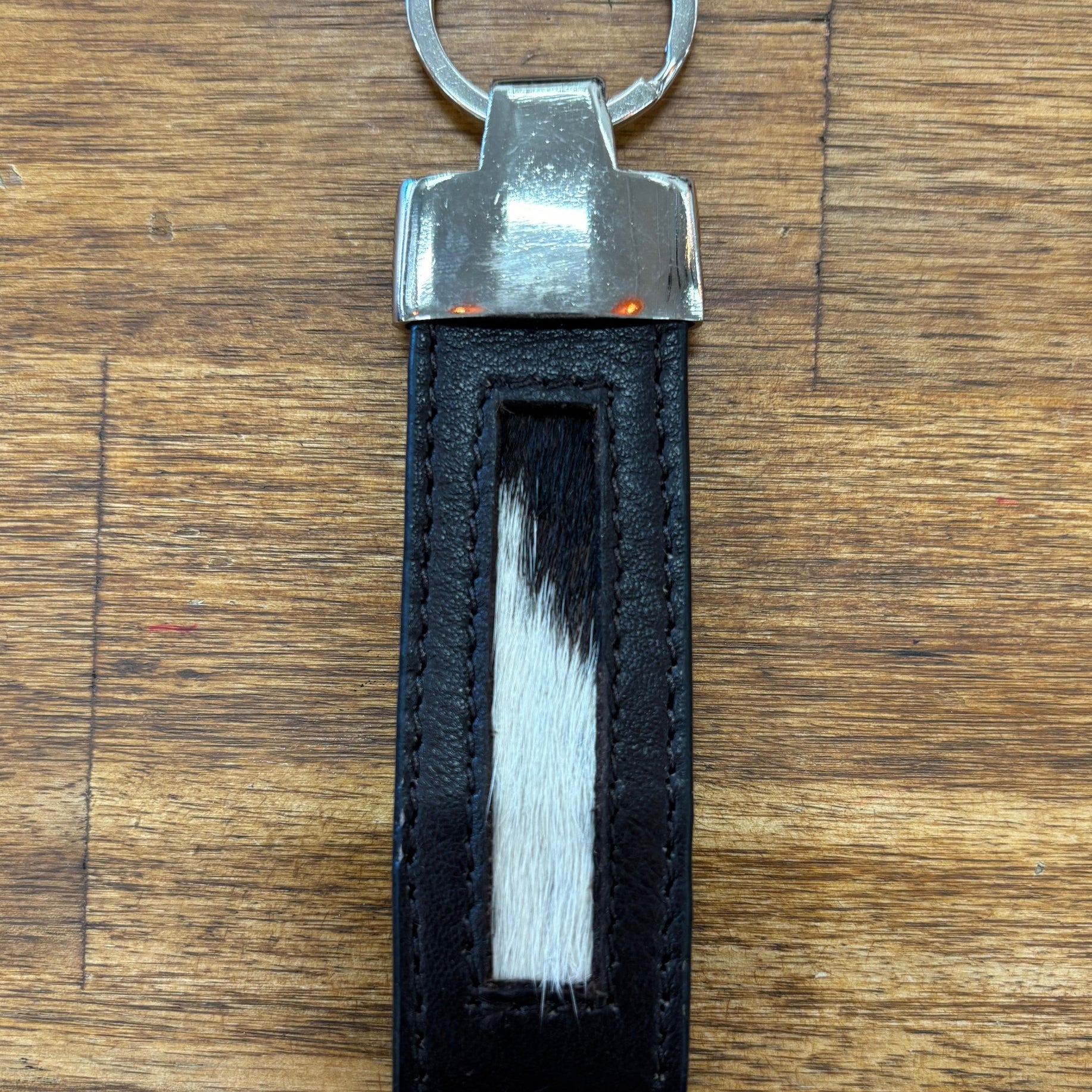 Cowhide Keyring