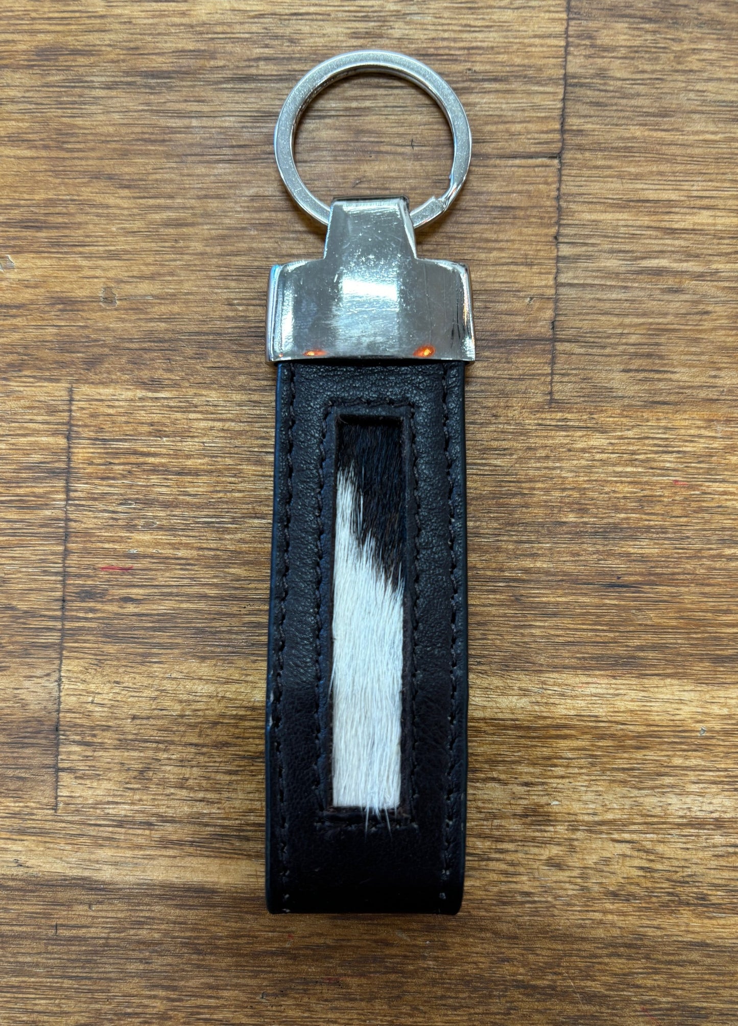 Cowhide Keyring