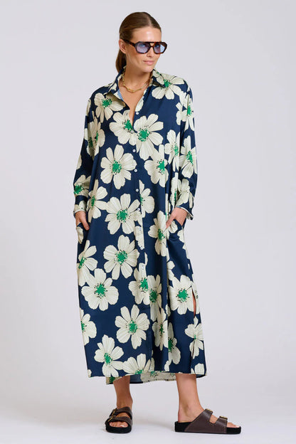 Luxe Luna Longline Shirt Dress