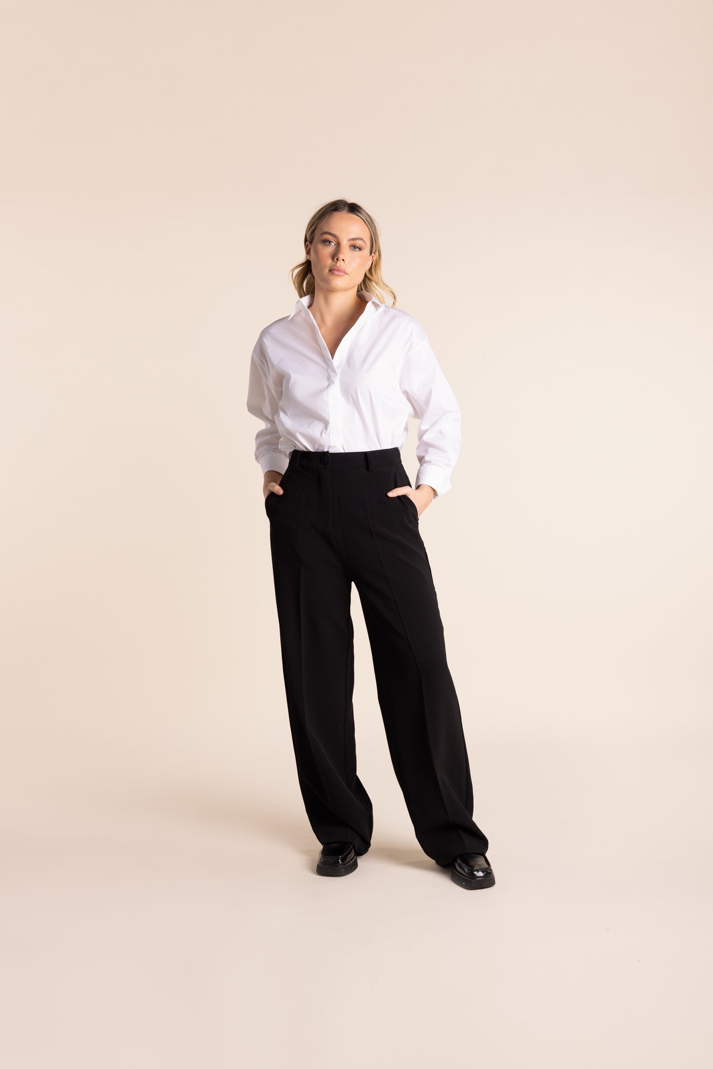 Tailored Wide Leg Pant