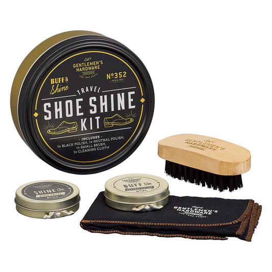 Travel Shoe Shine Kit